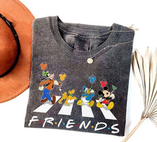Mickey and Friends Vintage shirt, Abbey Road Disney Shirt, Vintage Disney Shirt