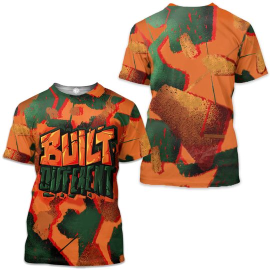 Built Different 3D Broken match Dunk Low Miami 3D T Shirt