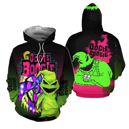 Oogie Boogie The Nightmare All Over Print 3D Hoodie