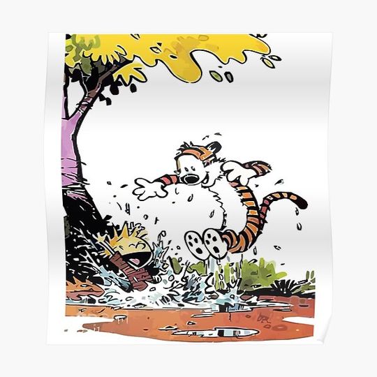 the calvin and hobbes bill watterson Classic Premium Matte Vertical Poster