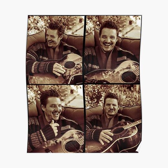 Pedro Pascal Premium Matte Vertical Poster