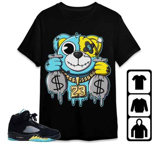 Jordan 5 Aqua Unisex T-Shirt, Ber 23 Money, Shirt To Match Sneaker