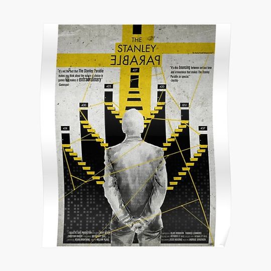Discover The Stanley Parable Ultra Deluxe THE END IS NEVER THE END Premium Matte Vertical Poster