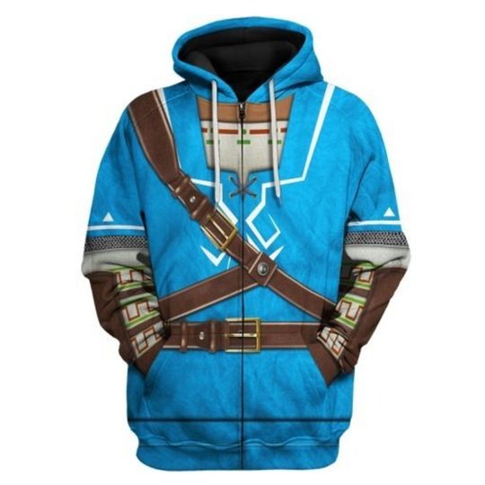 Discover Link Zelda - Champions Tunic - Costumes Hoodie - Tracksuit kid version 3D