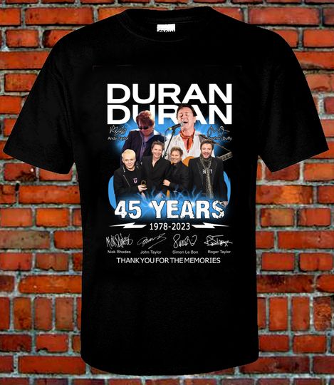 Discover Duran Duran Shirt, Duran Duran 45 Years 1978-2023 Thank You Shirt