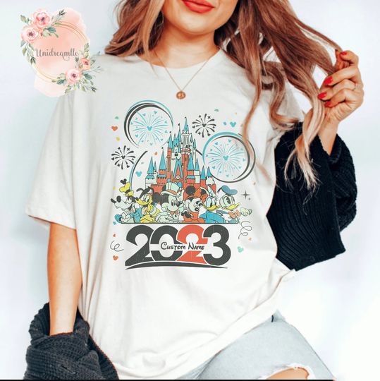 Personalized Disney Family Shirt, Vacation Disney Matching Shirts,Disneyland Shirt, First Disney Trip 2023