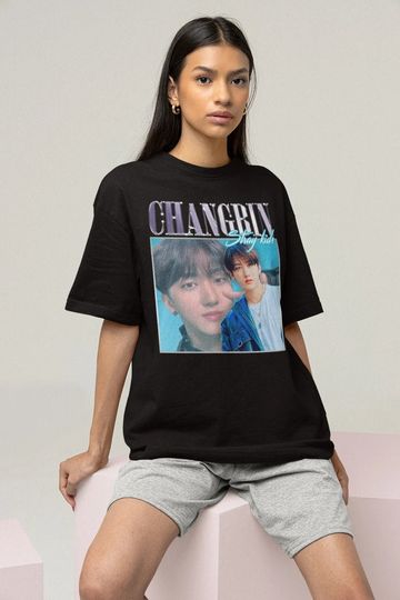 Stray Kids Changbin Retro Vintage Tee - Kpop T-shirt - Stray Kids Merch - Stray Kids Shirt
