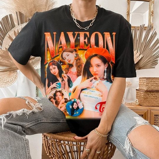 Twice Nayeon Retro Bootleg T-shirt - Twice Shirt - Kpop Shirt - Kpop Merch