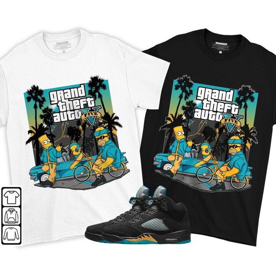 Bart Chicano Unisex Sneaker Shirt Match 2023 Retro Aqua 5s Tee, Jordan 5 Aqua T-Shirt