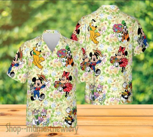 Disney Epcot Flower And Garden Festival Hawaiian Shirt