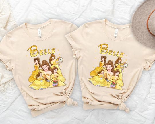 Belle Princess Shirt, Disney Princess Shirt, Beauty and The Beast Shirt