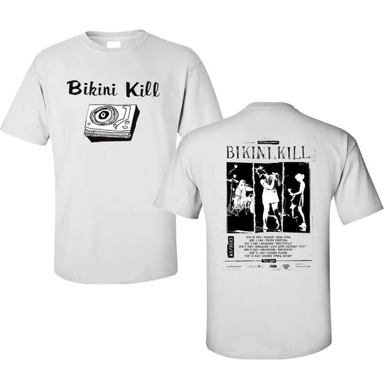 BIKini Kill 2023 Tour T-Shirt, BIKini Kill Adult T-Shirt