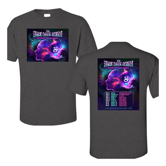 Discover The STRIng Cheese INCIdent Spring Tour 2023 Double Side Unisex T-Shirt