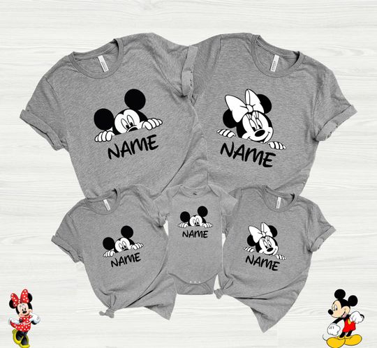 Funny Disney Family Shirts, Custom Disneyworld Shirts Family