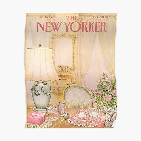 Discover The New Yorker vintage cover Premium Matte Vertical Poster