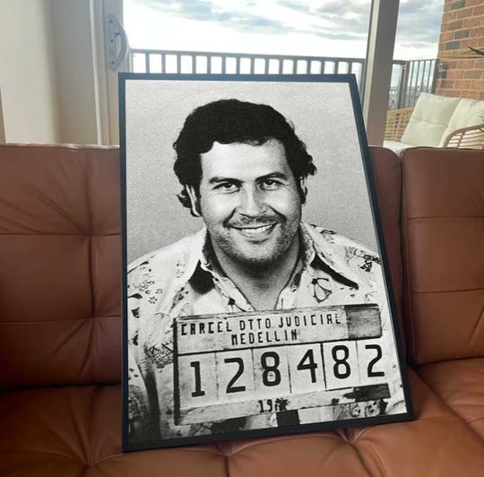 Discover Pablo Escobar Mugshot Poster