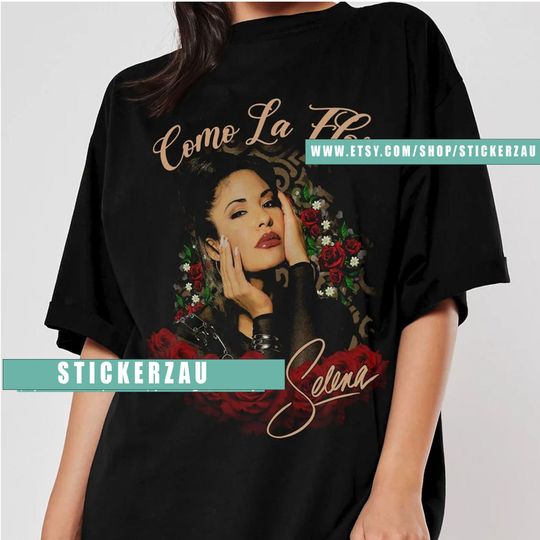 Limited Selena Quintanilla Shirt Como La Flor Tshirt Inspired Shirt