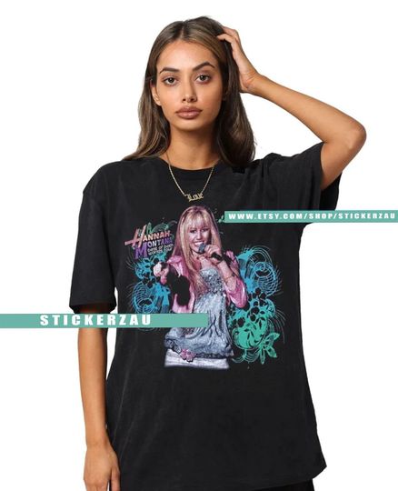 Hannah Montana Shirt Tour Retro bootleg reprint