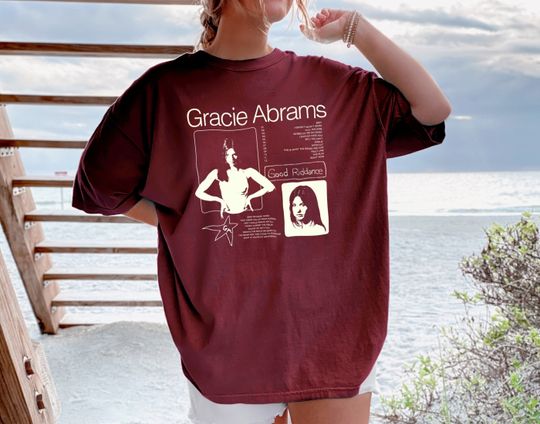 Gracie Abrams Merch Aesthetic Trendy Unique Good Riddance Tee Shirt
