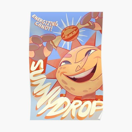SUNDROP FNAF Security Breach In Game Poster Premium Matte Vertical Poster
