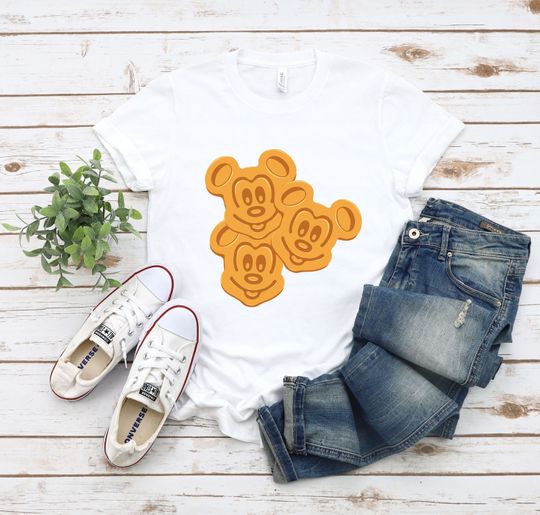 Discover Waffle Trio Mickey Inspired Vinyl T-shirt