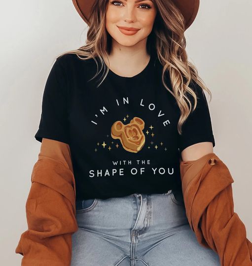 I'm In Love With The Shape Of You - Mickey Waffle - Disney Snacks Shirt