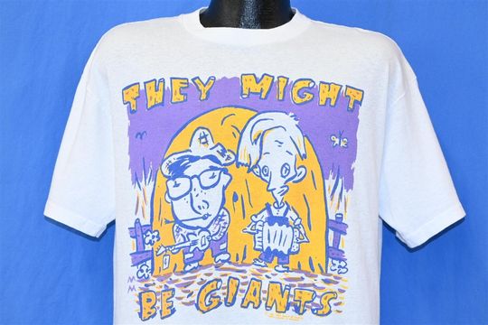 Discover 90s They Might Be Giants Flood Tour 1990 Album Band T Shirt
