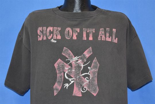 Discover 90s Sick of it All Pain Strikes 1992 T Shirt