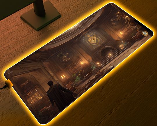 Hufflepuff - Hogwarts Legacy - RGB Gaming Desk Mat | Mouse Pad