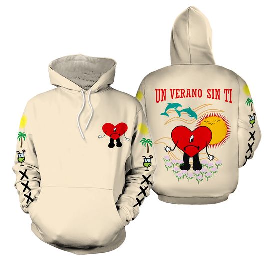 Bad Bunny Hoodie, Un Verano Sin Ti 2022 Hoodie, Un Verano Sin Ti Bad Bunny Hoodie