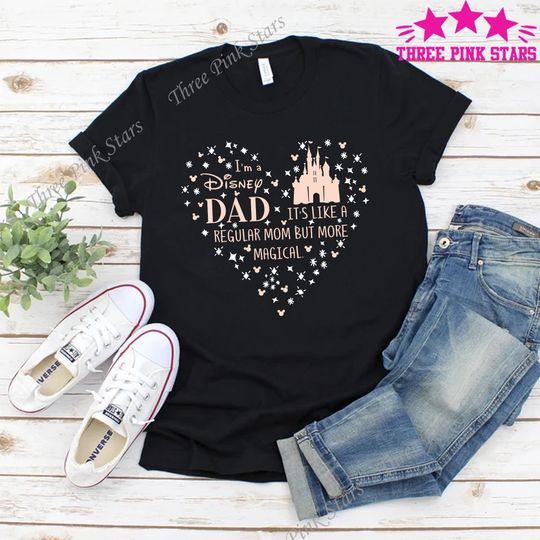 Magical Disney Dad Shirt, Father's Day Gift Tee, Funny Dad shirt, Daddy Gifts