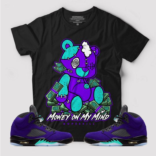 M.O.M.M Graphic To Match Jordan 5 Alternate Grape T-Shirt