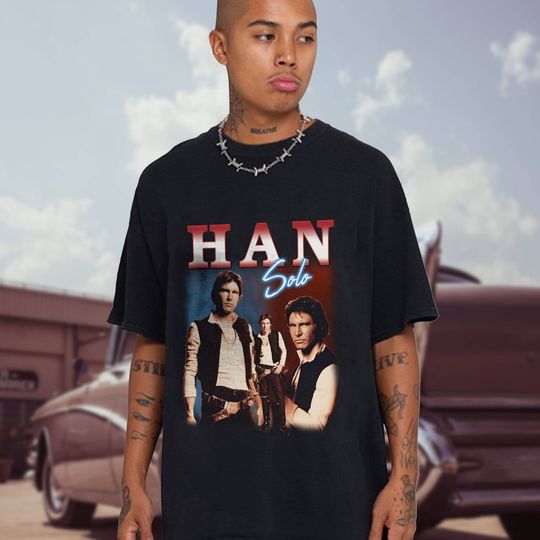 Star Wars Han Solo T-Shirt, Disney Star Wars Han Solo Shirt