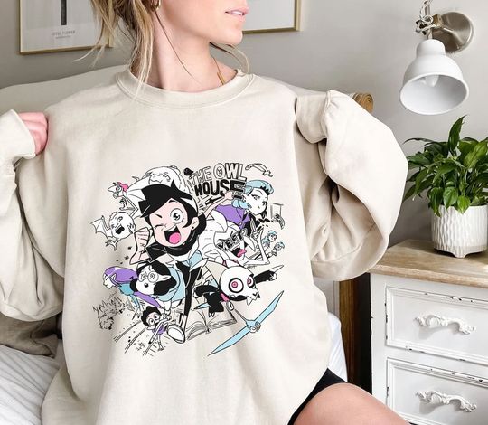The Owl House Characters Shirt, Disney Luz Noceda Shirt