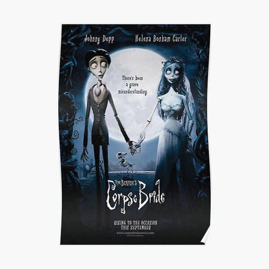 corpse bride Premium Matte Vertical Poster