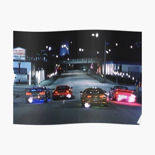 Fast and furious Premium Matte Vertical Poster