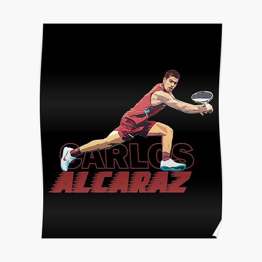Carlos Alcaraz Classic T-Shirt Premium Matte Vertical Poster