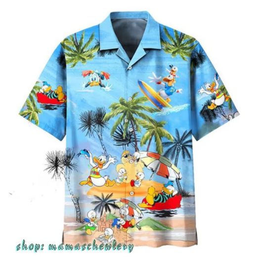 Donald Duck Summer Hawaiian Shirt