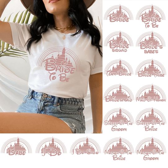 Disney Bride To Be Shirt, Disney Bride Tribe Tee, Bride T-Shirt, Bride Squad Shirt