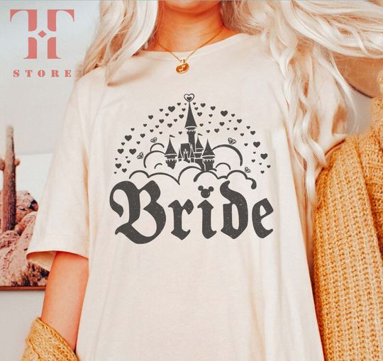Disney Bride Shirt, Minnie Bride Shirt, Disney Bridesmaid Shirts, Disney Bachelorette Party shirt