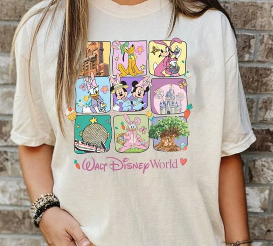 Mickey And Friends Happy Easter Shirt, Disney Easter Day Shirt