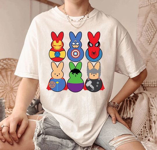 Superhero Easter Shirt, Avengers Eggs Shirt, Marvel Easter Shirt, Disney Easter Trip Shirt