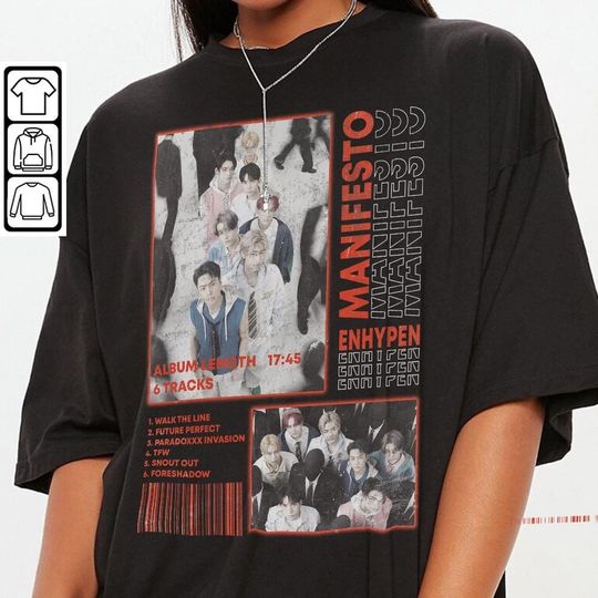 Enhypen Manifesto Shirt, Enhypen Shirt