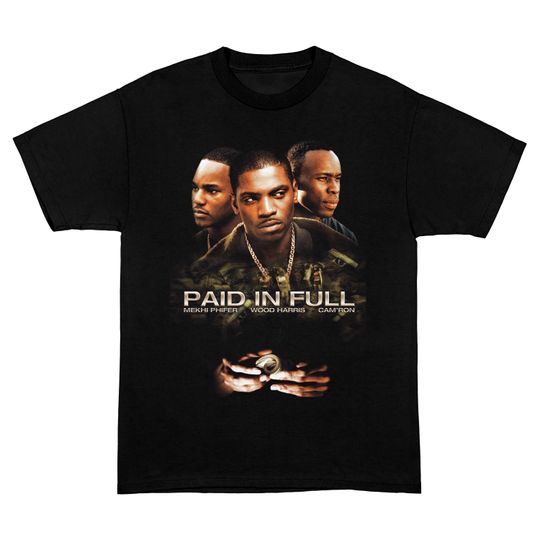 Paid In Full Shirt, Printed Graphic Tee, Paid In Full Vintage Style Shirt