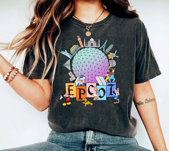 Vintage Disney Epcot Shirt, Epcot 1982 Shirt