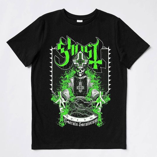 Ghost Shirt, Metal Ghost Band Shirt