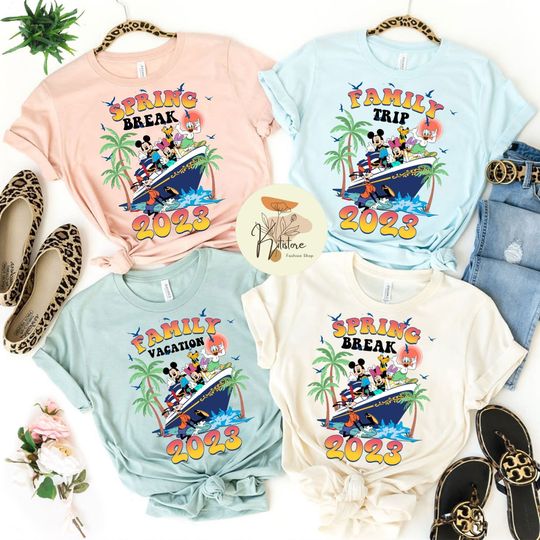 Disney Spring Break 2023 Shirt, Mickey and Friends Shirt