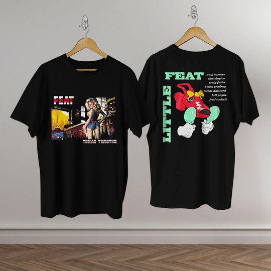 1990 Little Feat Texas Twister T-Shirt, 90s Little Feat Rock Band Concert T-Shirt