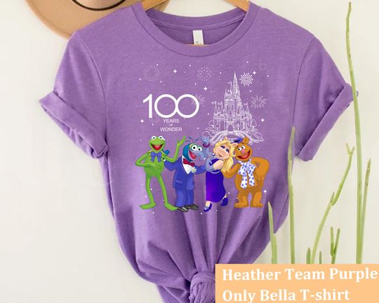 Disney The Muppets Group Characters T-Shirt, 100 Years of Wonder TeE