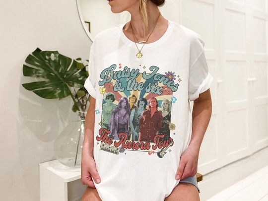 Retro Daisy Jones And The Six Shirt | Aurora World Tour Shirt